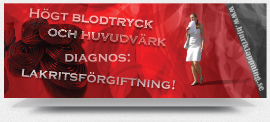 Högt blodtryck och huvudvärk. Diagnos: lakritsförgiftning!