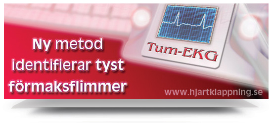 Tum-EKG Ny metod att identifiera tyst förmaksflimmer