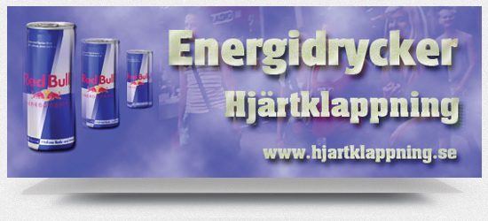 Energidrycker och hjärtklappning