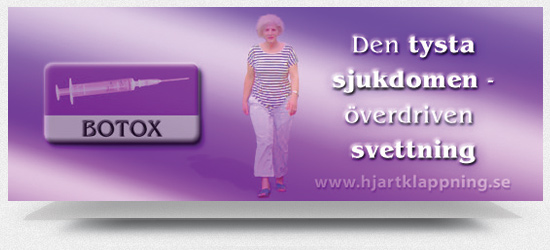 Överdriven svettning - Botox